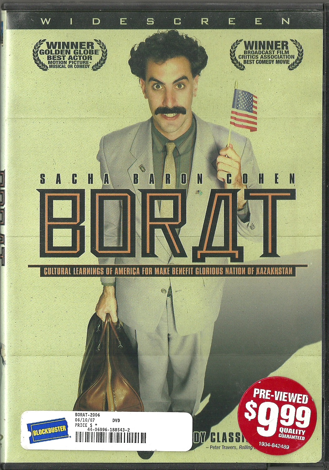 Borat: Cultural Learnings of America for Make Benefit Glorious Nation of Kazakhstan